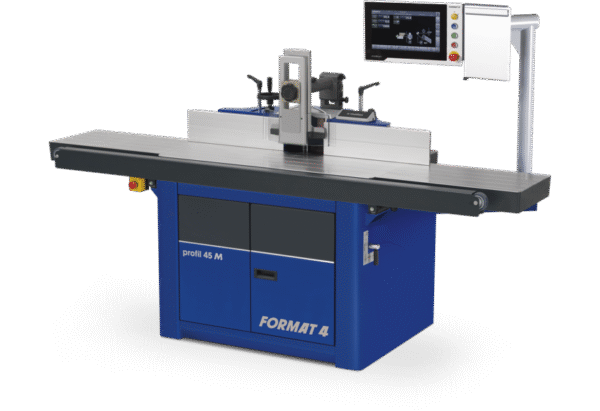 Toupie à arbre inclinable Format4 profil 45 M x-motion