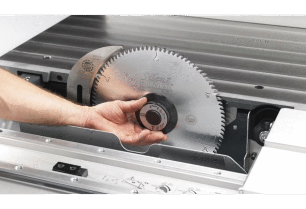 Système de changement de lames de scie rapide "Easy-Lock"
