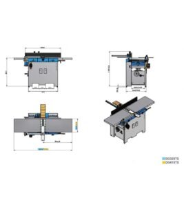 Degauchisseuse Raboteuse 320 Mm Holzprofi DG320TS Arbre Hélicoïdal – Image 3