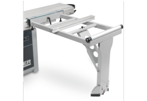 Table coulissante supplémentaire avec rouleau d'appui au sol