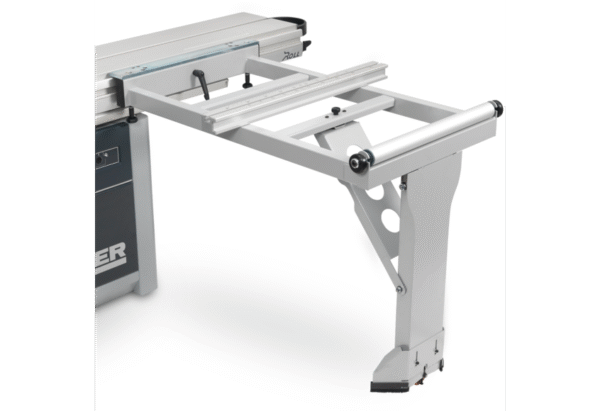 Table coulissante supplémentaire avec rouleau d'appui au sol